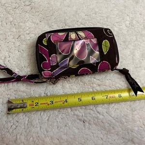 Vera Bradley Zip Around Wallet/Wristlet Purple Punch